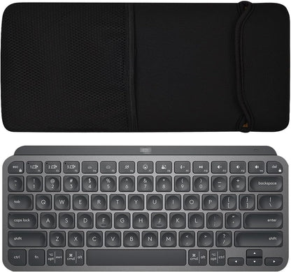Keyboard Sleeve Case Keyboards Packaged Bag Waterproof Soft Neoprene Sleeve Case For Logitech MX Keys Mini Minimalist Wireless Illuminated Keyboard