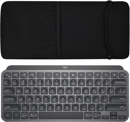 Keyboard Sleeve Case Keyboards Packaged Bag Waterproof Soft Neoprene Sleeve Case For Logitech MX Keys Mini Minimalist Wireless Illuminated Keyboard