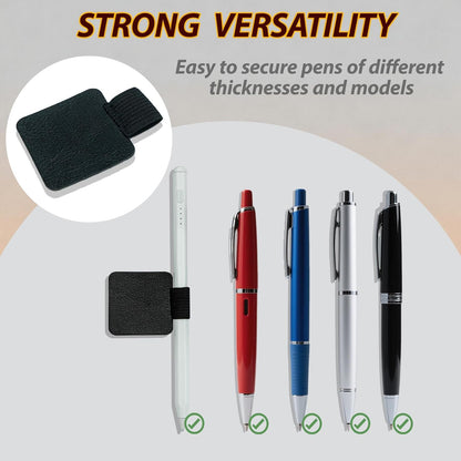 Stylus Holder for Phone Notebooks Journals Planners Tablet Case,2PCS Self Adhesive Stylus Holder for ipad Laptop Tablet,Black