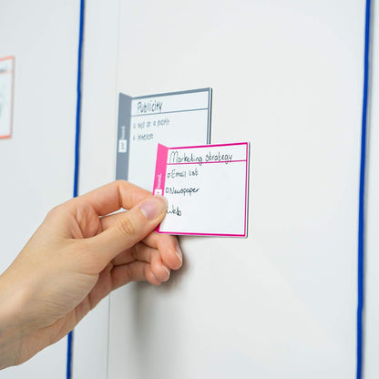 PATboard Scrum Board and Kanban Board - Magnetic Task Cards - S (Small) - Set of 16 - Orange