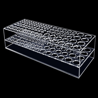 Acrylic Paint Brush Holder 105 Holes Clear Paintbrush Holder Organizer Artist Brush Holder Paint Brush Stand Rack for Pens Pencils Artist