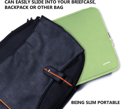 Laptop Sleeve 15.6 Inch, Durable Shockproof Protective Cover Flip Case Briefcase Carrying Computer Bag Case Compatible with 15.6 Inch HP, ASUS, Lenovo, Acer, Notebook, Computer, Black