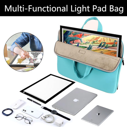 A3 Light Pad Carrying Bag for Diamond Painting,Diamond Painting Light Pad Bag,Laptop Tote Bag,Tracing Light Board Carrying Bag,Padded Fleece Liner Protective Case for A3 Light Pad