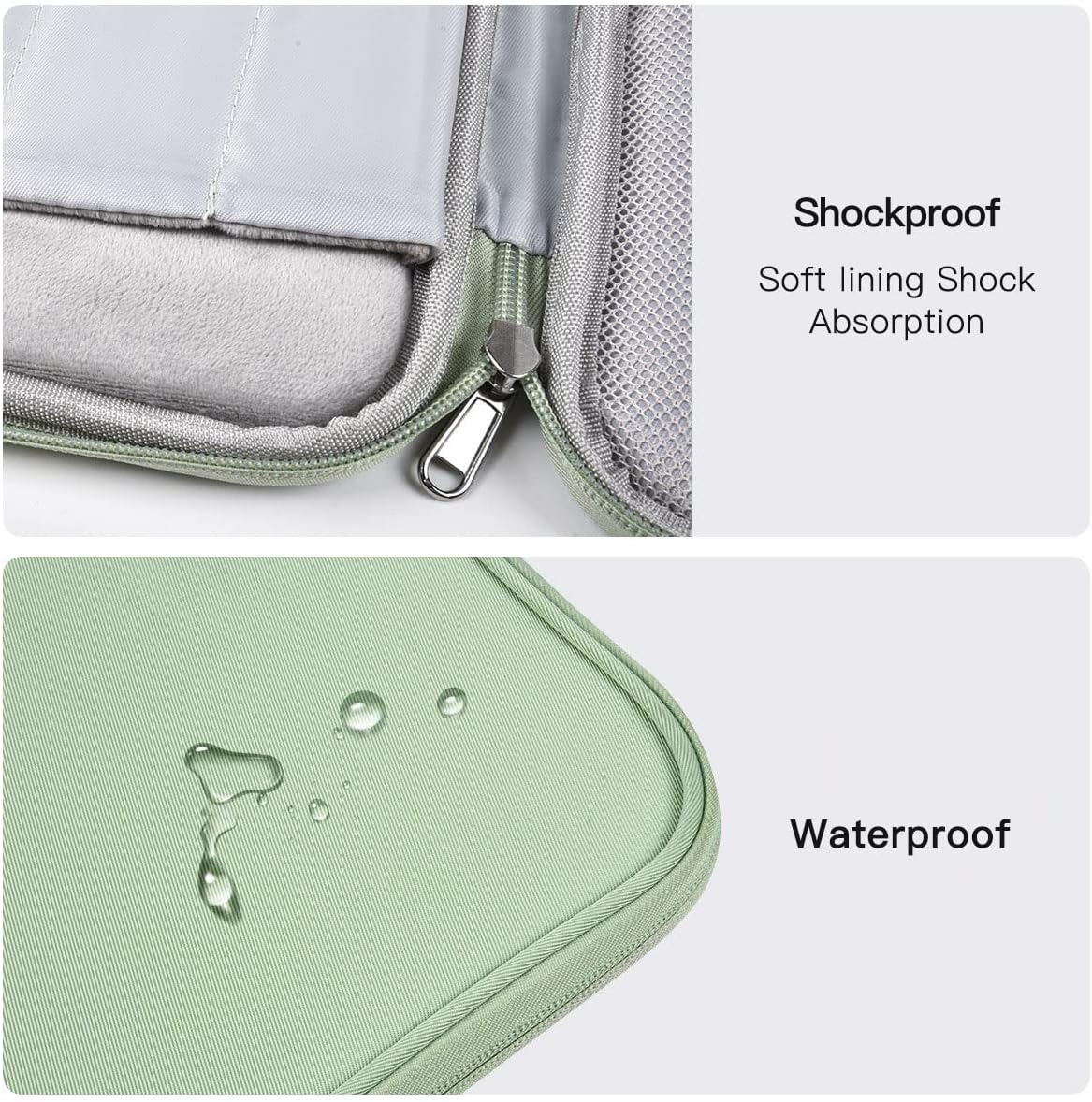12-12.9 Inch Tablet Sleeve Bag for 12.4" Samsung Galaxy Tab S10+ S9+ Plus/S8+/S7+ Plus/S7 FE,13" iPad Air M4 M3 M2/iPad Pro M5 M4/Pro 12.9"/Microsoft Surface Go 2 12.4"/Pro 11 10 Carrying Case-Black