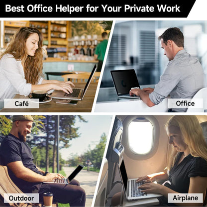 2 Pack Laptop Privacy Screen 15.6 Inch (1920x1080) Display, Anti Blue Light Glare Anti Scratch Computer Privacy Shield for 15.6" 16:9 Hp Lenovo Dell Acer Asus Samsung Portable Monitor