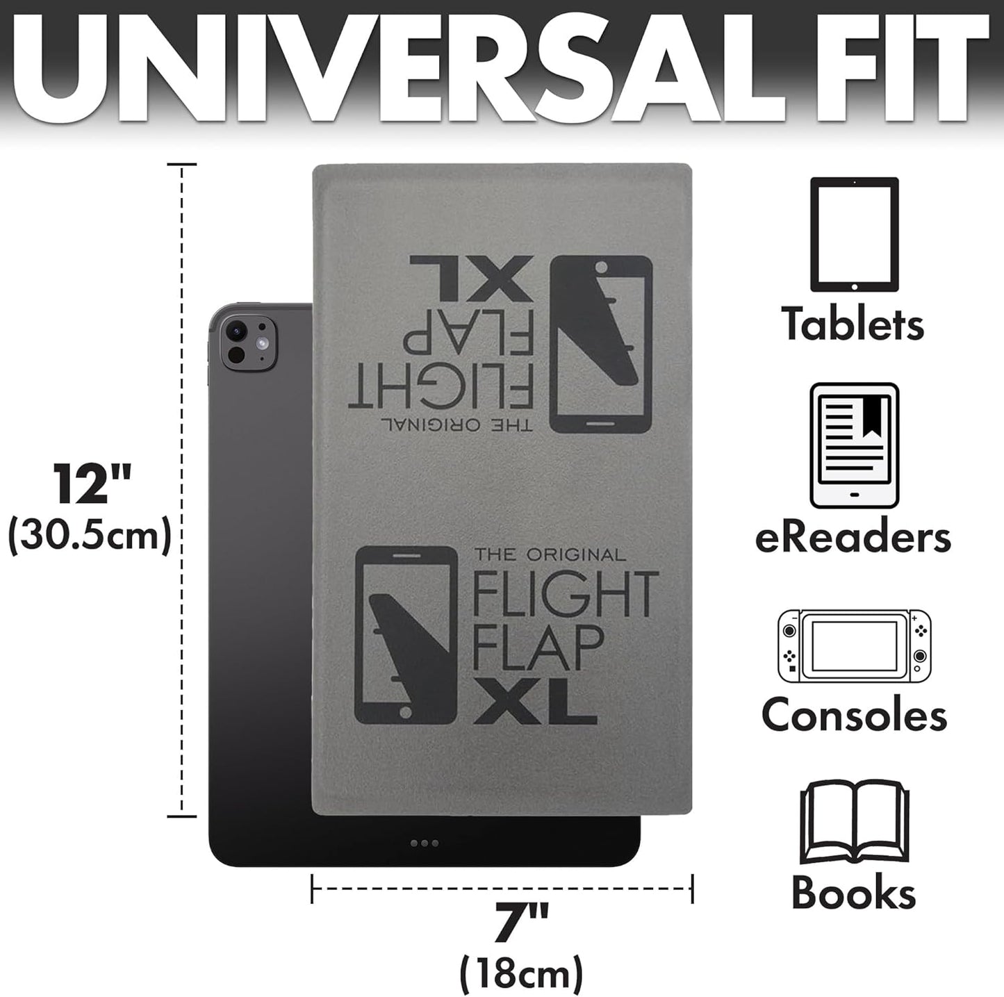 Flight Flap Airplane Phone Holder, Flexible Cell Phone Holder, Folding Cellphone Stand for Desk, Bed, Office, Treadmill - Airplane Gadgets for Long Travel Accessories - Plane Essentials (Green)