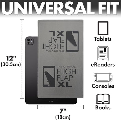 Flight Flap Airplane Phone Holder, Flexible Cell Phone Holder, Folding Cellphone Stand for Desk, Bed, Office, Treadmill - Airplane Gadgets for Long Travel Accessories - Plane Essentials (Green)