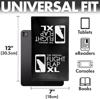 Flight Flap Airplane Phone Holder, Flexible Cell Phone Holder, Folding Cellphone Stand for Desk, Bed, Office, Treadmill - Airplane Gadgets for Long Travel Accessories - Plane Essentials (Green)