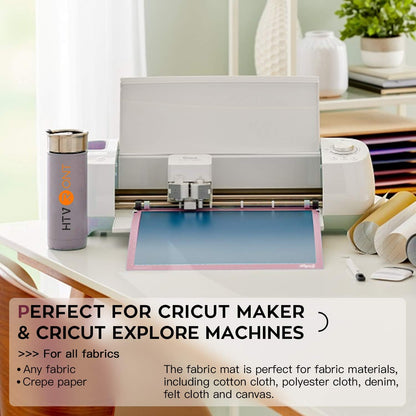 HTVRONT Standard Grip Cutting Mat, 6 Pack Cutting Mat 12x12 Compatible with Cricut Maker 3/Maker 4/Maker/Explore 3/4/5/Air 2/One, Standard Adhesive Sticky Quilting Cutting Mats Replacement Accessories