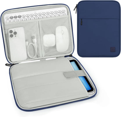 Dadanism 9-11 Inch Tablet Sleeve Padded Carrying Case for iPad (A16) 11th Gen 11", iPad 10th Gen 10.9", iPad Air M4/Pro M5 11", iPad Air 5/4, iPad 9/8/7th Gen, Galaxy Tab A11+ Plus 11", Blue