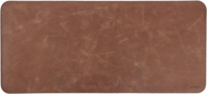 Londo Top Grain Leather Extended Mouse Pad – Large Desk Mat for Office & Gaming, Smooth Writing Surface, Non-Slip Base, Durable & Stylish Workspace Accessory
