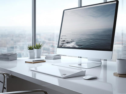 Glass Desktop Whiteboard with Storage Drawer – Premium Dry Erase Board for Desk Notes, Planning & Organization