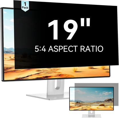 Mamol 34 Inch Curved Computer Privacy Screen Filter for 21:9 Aspect Ratio Widescreen Monitor - Anti Glare Blue Light Filter, Removable Computer Monitor Privacy Shield, Anti-Scratch Screen Protector