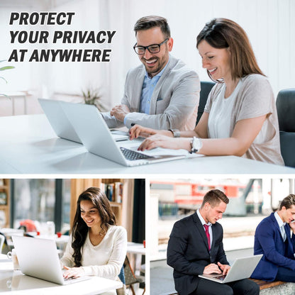 PYS Laptop Privacy Screen 14 Inch 16:10 for Lenovo HP Dell - Removable Laptop Computer Screen Privacy Shield - Anti Glare & Blue Light Laptop Screen Filters for Eye Protection