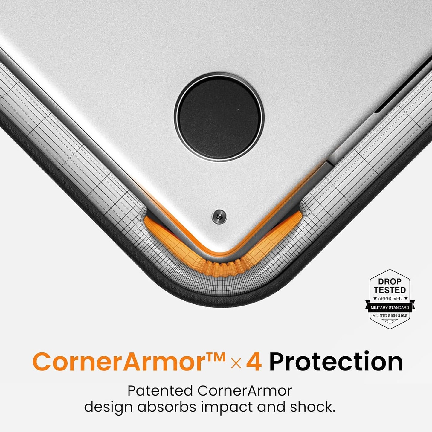 tomtoc Slim & 360° Protective Tablet Sleeve for 11-inch iPad Air & iPad Pro M5/M4/M3, iPad 2025 A16, Water-Resistant Case with CornerArmor