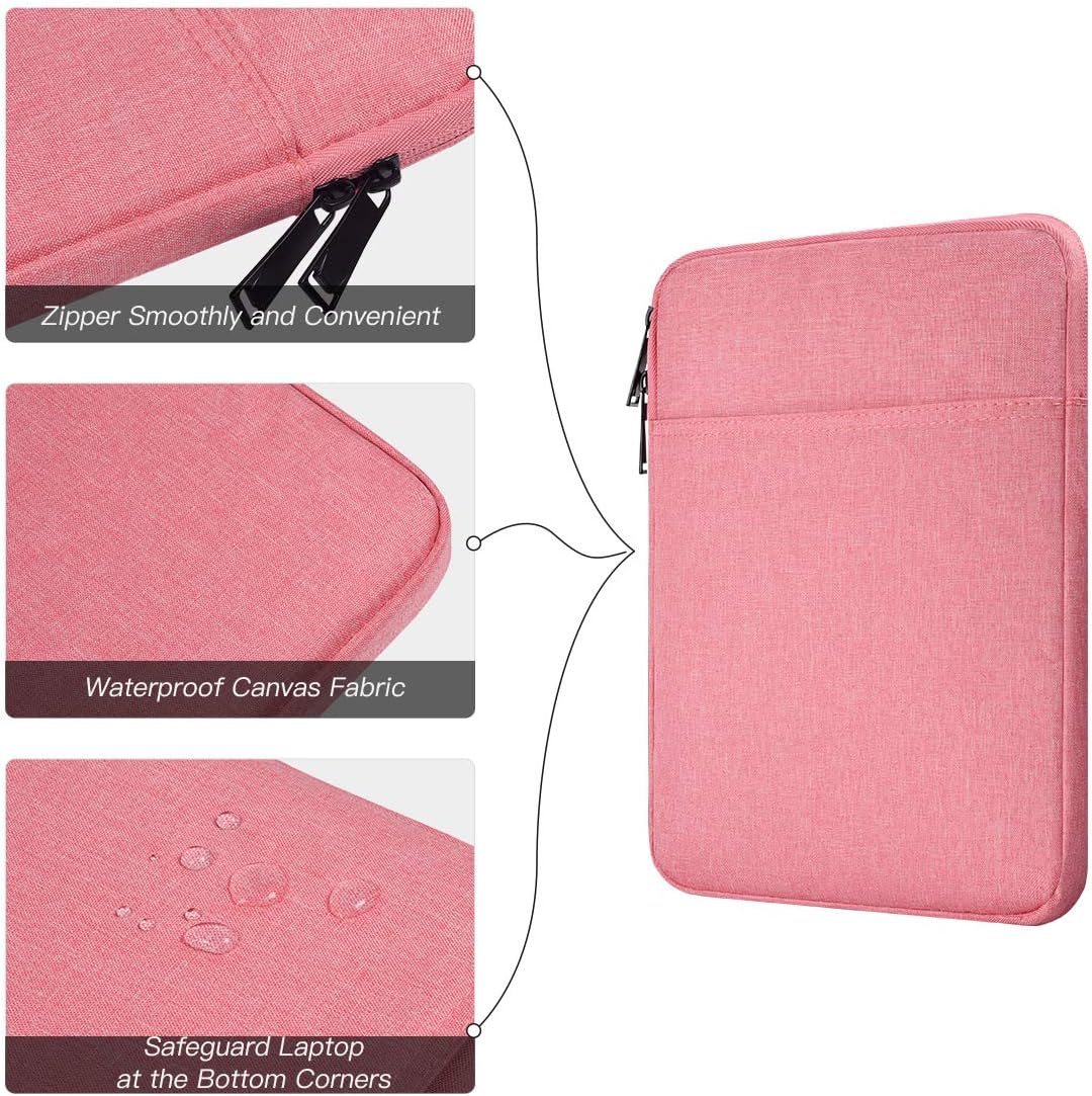 Tablet Sleeve for 2026 iPad A16, 11 inch iPad Air M4 M3 M2, Pro M5, Amazon Fire Max 11 Tablet/Kindle Fire HD 10/10 Plus, Galaxy Tab A9+ Plus Bag, Black