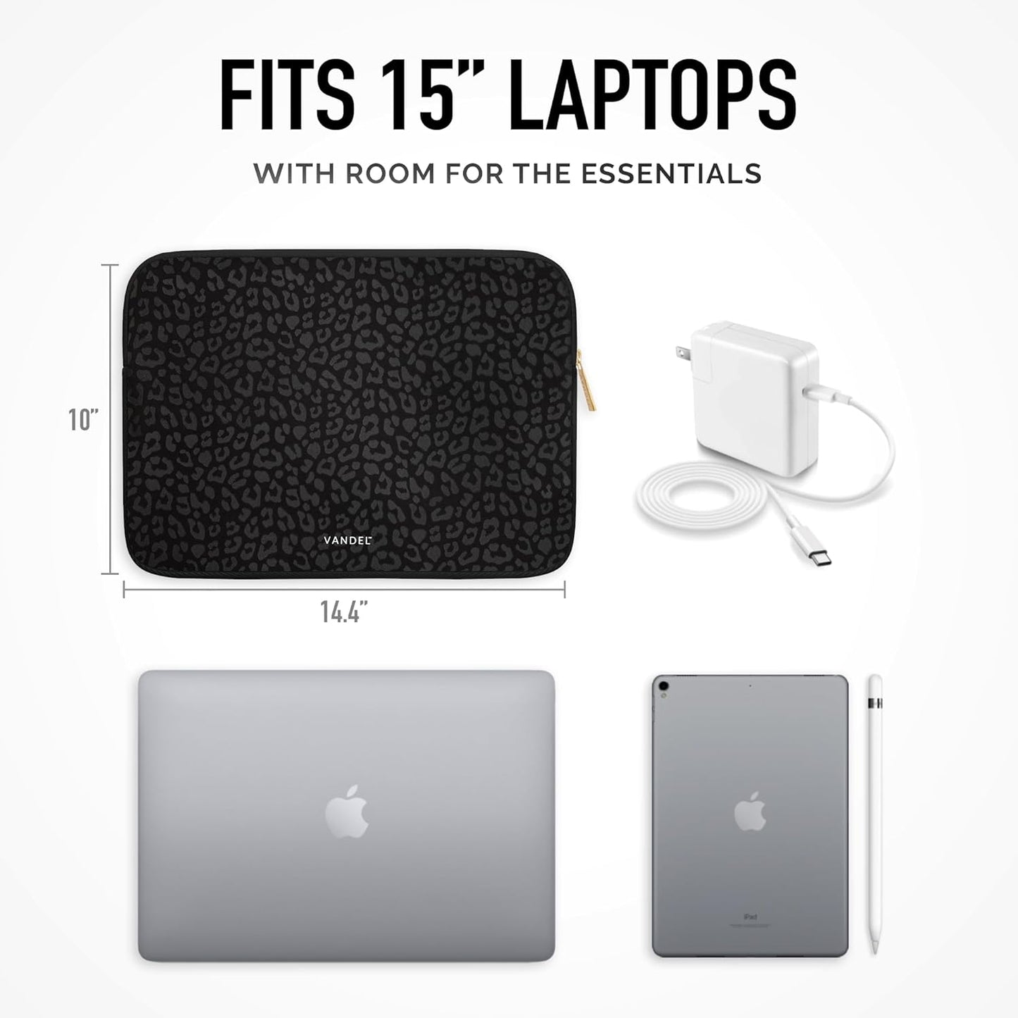 Vandel Slim MacBook Pro 16 Inch Laptop Sleeve, 15.6-16 inch Laptop Case, Protective MacBook Case Sleeve, Dell XPS 16 Cover 15.6 in, HP 15-fc, Lenovo IdeaPad 15, Mac Book Pouch, Computer Carrying Bag