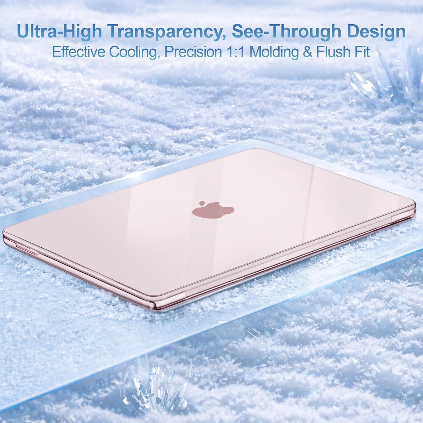 MOSISO Compatible with MacBook Neo Case 13 inch 2026 Release Model A3404 with A18 Pro Chip, 4 in 1 Kit Precision Fit Crack & Scratch Resistant Protective Hard Shell Case Cover, Crystal Clear