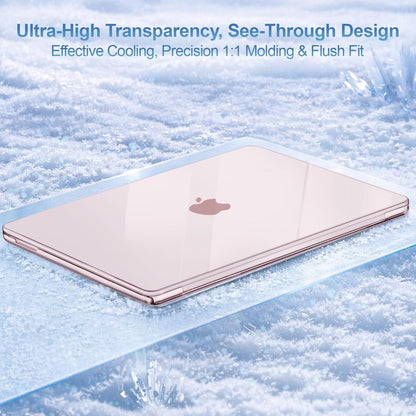 MOSISO Compatible with MacBook Neo Case 13 inch 2026 Release Model A3404 with A18 Pro Chip, 4 in 1 Kit Precision Fit Crack & Scratch Resistant Protective Hard Shell Case Cover, Crystal Clear