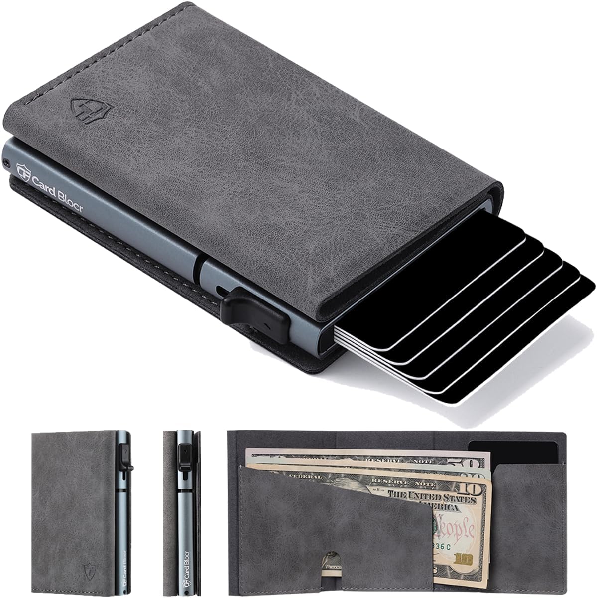 Conceal Plus Wallet Finder Slim Tracker, 5-Year Battery Life - Never Needs Charging, Track Wallet, Backpack, Luggage and More, Works with Apple Find My iOS Only (Android Not Supported)