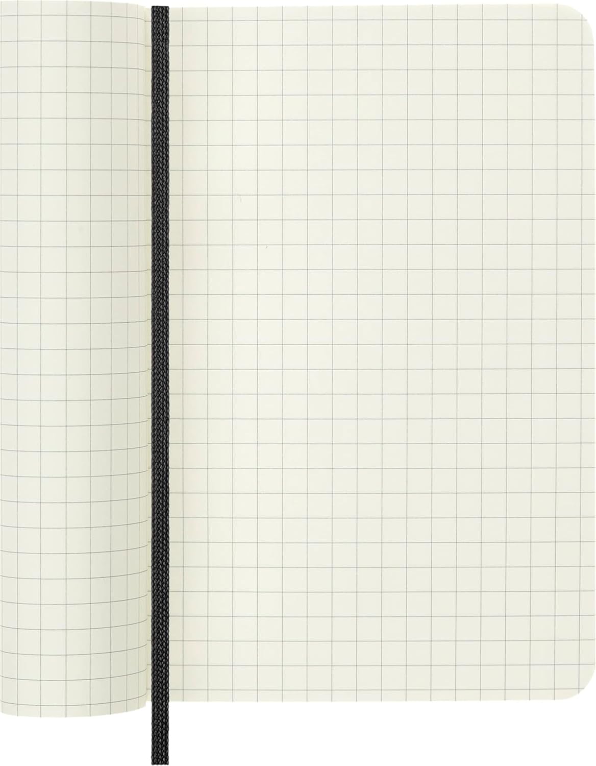 Moleskine Classic Notebook, Soft Cover, Pocket (3.5" x 5.5") Squared/Grid, Black, 192 Pages