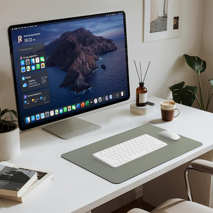 Jotsome Leather Desk Pad Mat, Non-Slip Desk Blotter Pad - Desk Protector for Office, Home, Lap Desk, Laptop, and Desktop