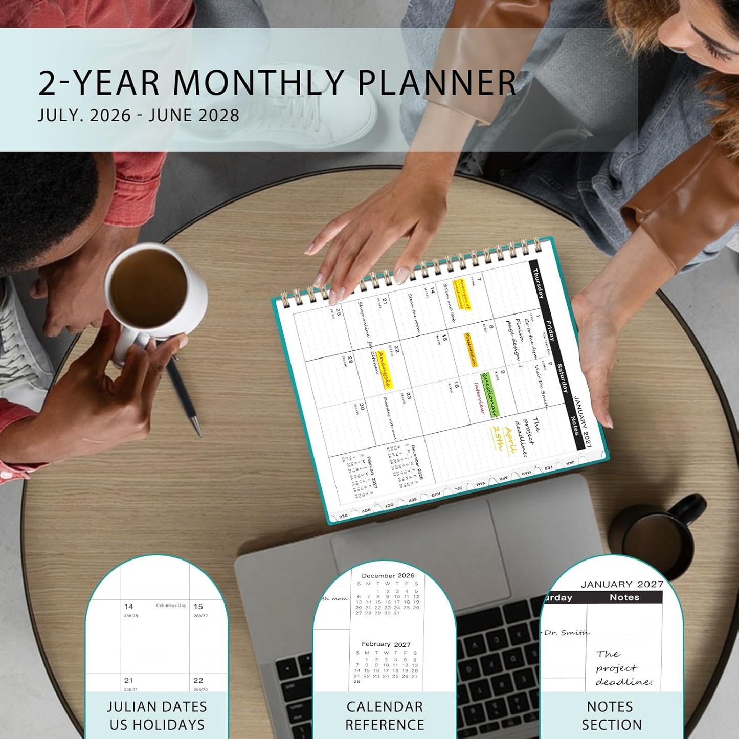 Ymumuda Weekly To Do List Notepad - Daily To Do List Undated 52 - Week Sheets, 8.5x11" Weekly Goal Notebook, Habit Tracker Journal, Excellent for Student School Work Personal Productivity Organizer