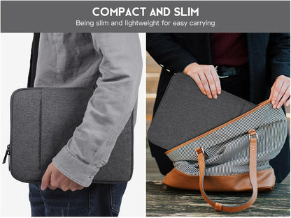 9-11 inch Tablet Sleeve Case for Fire Max 11 Tablet/Kindle Fire HD 10 Plus 10.1", iPad Pro M5 M4 /A16 11-in, iPad Air M2 M3 M4, 10.2 10.5 10.9 iPad Air, Galaxy Tab A9+ Plus, Fit Magic Keyboard -Purple