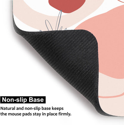 Audimi Small Mouse Pad 6 x 8 Inch, Mini Mouse Pad Thick for Laptop Wireless Mouse Home Office Travel, Portable & Washable (Black)