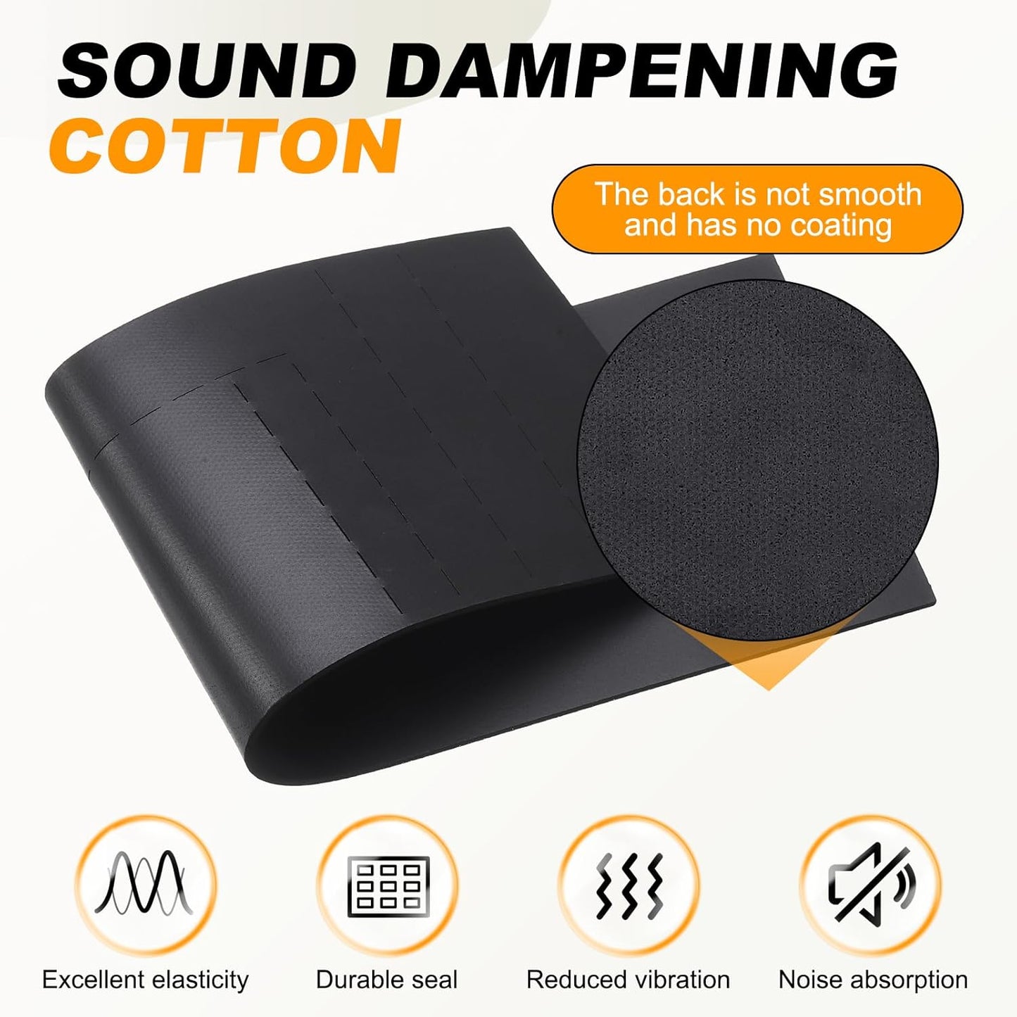 PATIKIL 5.1 x 17 x 0.12 Inch Keyboard Foam, Sound Dampening Foam Keyboard Modular Sponge for Hot Swap Mechanical Key Boards, White