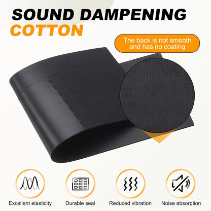PATIKIL 5.1 x 17 x 0.12 Inch Keyboard Foam, Sound Dampening Foam Keyboard Modular Sponge for Hot Swap Mechanical Key Boards, White