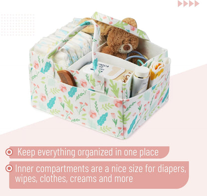 Mr. Pen- Baby Diaper Caddy Organizer, Gray, Medium, Nursery Storage Bin and Car Organizer for Diapers and Baby Wipes