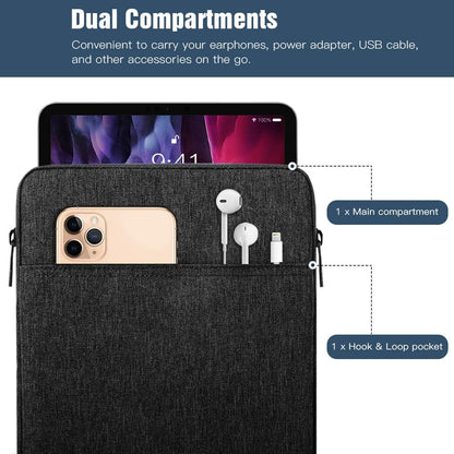 TiMOVO 9-11" Tablet Sleeve Bag for iPad 11-inch A16 2025, iPad 10.9"/10.2"| Air 11 Inch/5th/4th Gen. 10.9", Galaxy Tab A9+/A11Plus 11", Protective Bag Fit Smart Keyboard, Dusty Blue