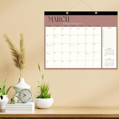 Guasslee Desk Calendar 2026-2027(Jun. 2026 - Dec. 2027), 19-Month School Year Compact Desktop & Wall Calendar, 14" x 11" Thick Paper Monthly Planner for Small Space, Home Office, Dorm & School
