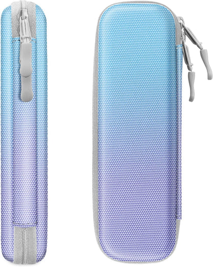 Fintie Holder Case for Apple Pencil Pro, Apple Pencil (USB-C / 1st / 2nd Generation), PU Leather Carrying Bag Sleeve Compatible with Pen, USB Cable, Samsung Stylus, Lilac Marble