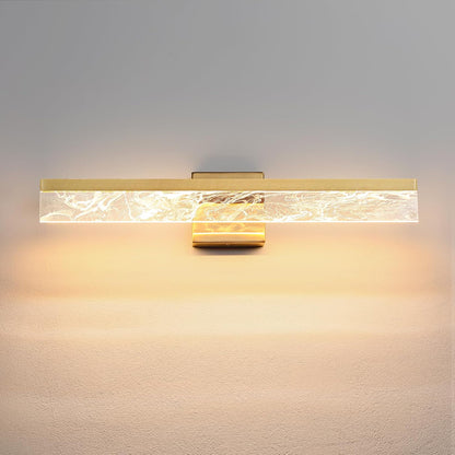 AIJIASI 39-Inch Brushed Gold Vanity Light Fixture, 28W Dimmable LED Modern Light Bar for Bathroom Mirror, Restroom, Bedroom (3000K)