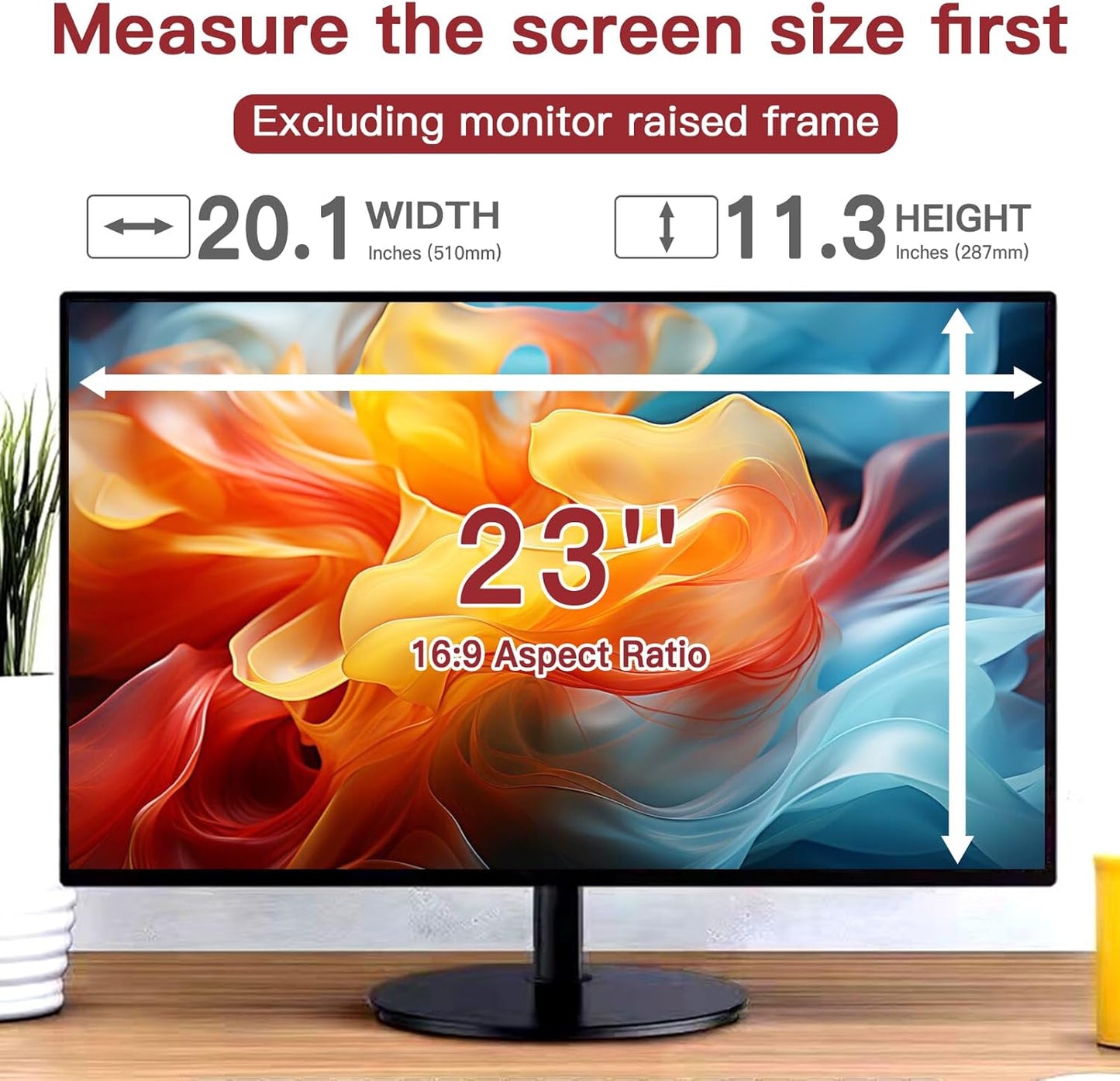 2 Pack Laptop Privacy Screen 15.6 Inch (1920x1080) Display, Anti Blue Light Glare Anti Scratch Computer Privacy Shield for 15.6" 16:9 Hp Lenovo Dell Acer Asus Samsung Portable Monitor