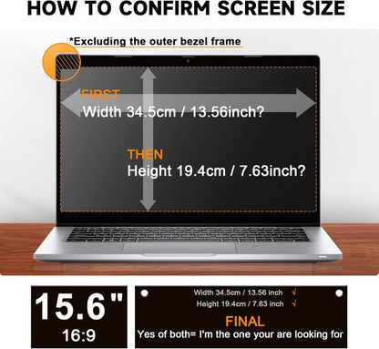 Mamol 34 Inch Curved Computer Privacy Screen Filter for 21:9 Aspect Ratio Widescreen Monitor - Anti Glare Blue Light Filter, Removable Computer Monitor Privacy Shield, Anti-Scratch Screen Protector