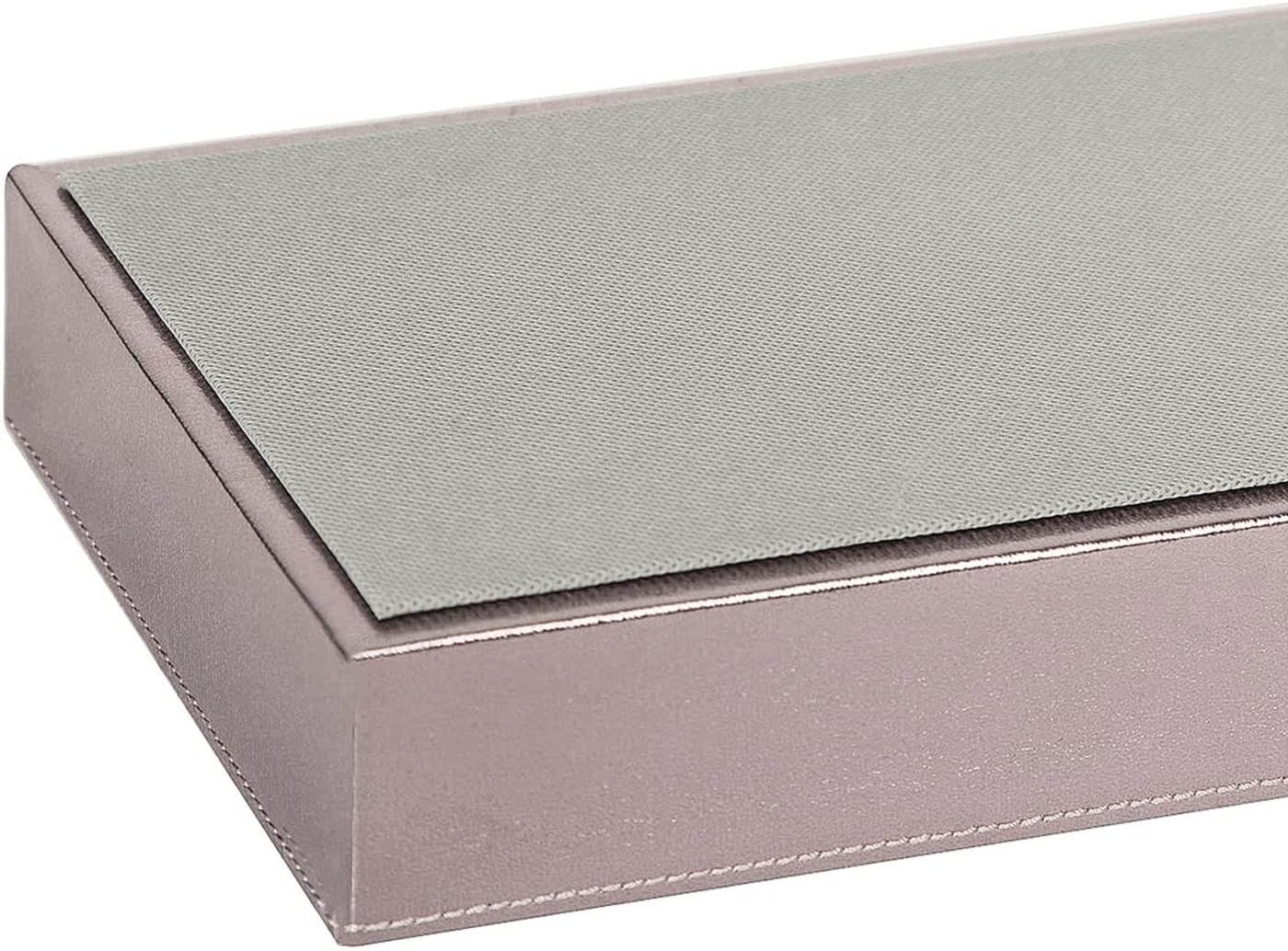J JACKCUBE DESIGN 7 Slot Sunglasses Organizer, Leather Eyeglass Storage Tray Box for Table, Desk, or Drawer - MK378