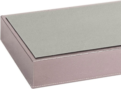 J JACKCUBE DESIGN 7 Slot Sunglasses Organizer, Leather Eyeglass Storage Tray Box for Table, Desk, or Drawer - MK378