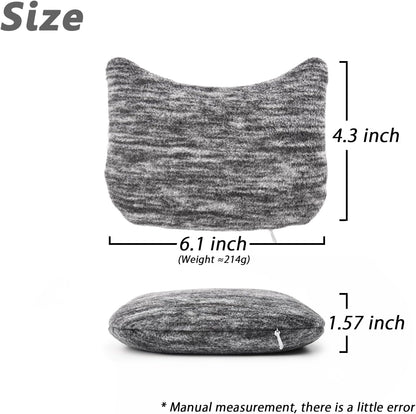 Large Mouse Wrist Rest Bean Bag, Ergonomic Mouse Support Pad Filled Ergo Beads for Computer, Laptop, PC Gaming (Dark Gray)