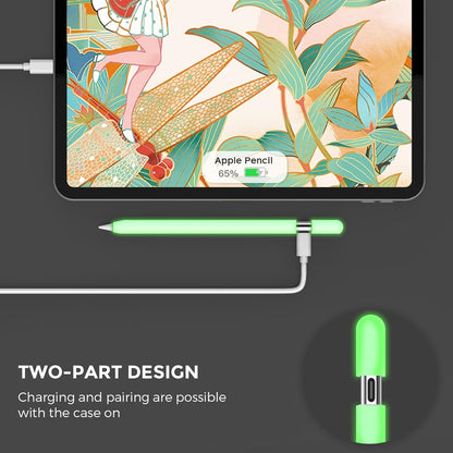 AhaStyle Silicone Case for Apple Pencil (USB-C) 2023 Ultra Thin Proteative Cover Skin Apple Pencil Sleeve Anti-Slip Grip Compatible with Apple Pencil USB C (Lavender)