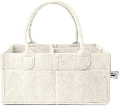 Mr. Pen- Baby Diaper Caddy Organizer, Gray, Medium, Nursery Storage Bin and Car Organizer for Diapers and Baby Wipes