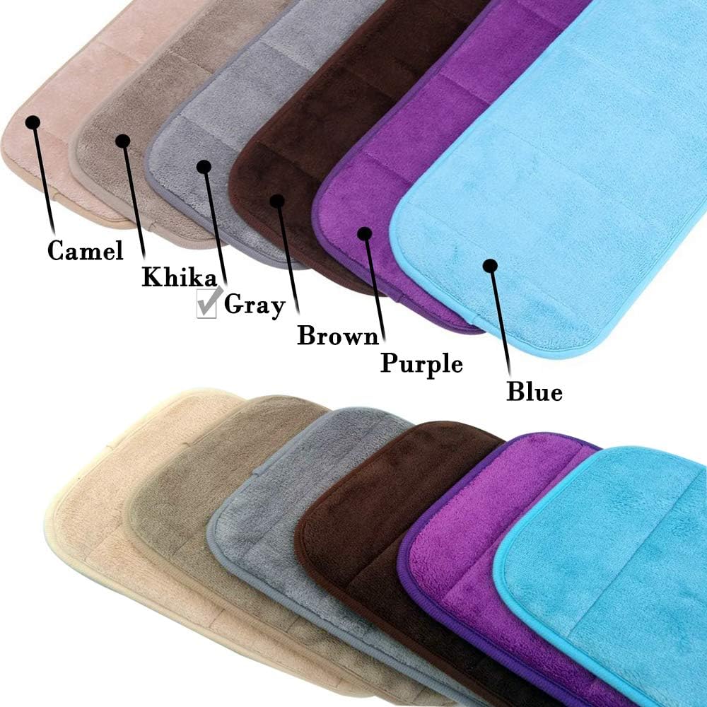 AUHOKY 2 Sets Ergonomic Computer Wrist Pad - Long & Short Size Combination Keyboard Rest Elbow Support Mat for Office, Desktop, Working, Gaming - Memory Foam Relieve Elbow Pain (Brown)