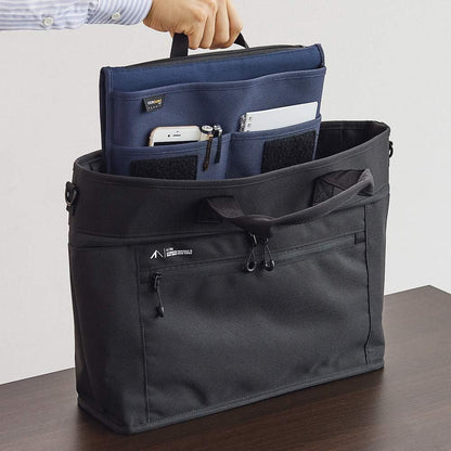 LIHIT LAB Tablet Sleeve with Pockets, 11.5 x 1 x 9.5, Black (A7767-24)