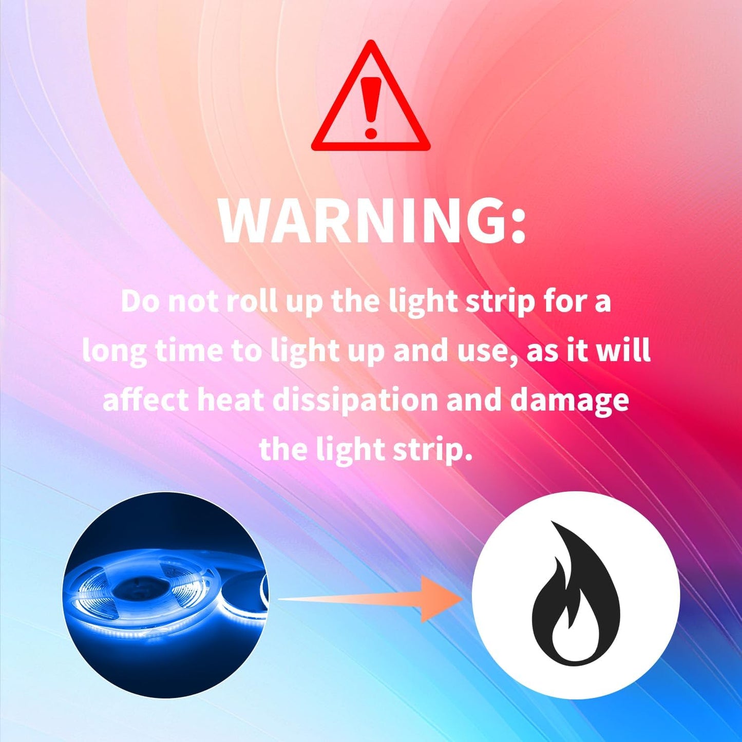 32.8FT/10M Blue COB LED Strip Light, 3200LEDS LED Tape Lights, High Bright CRI93+ Flexible Dimmable Light Strip for Bedroom TV Backlight Monitor Gaming Room Bar Decor(with Plug)