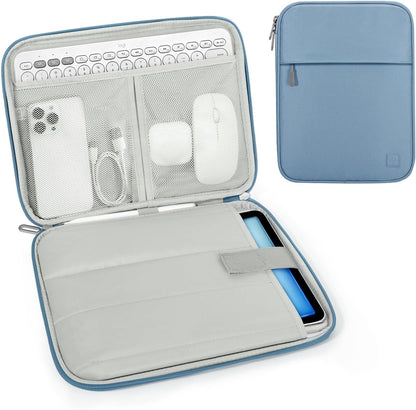 Dadanism 9-11 Inch Tablet Sleeve Padded Carrying Case for iPad (A16) 11th Gen 11", iPad 10th Gen 10.9", iPad Air M4/Pro M5 11", iPad Air 5/4, iPad 9/8/7th Gen, Galaxy Tab A11+ Plus 11", Blue