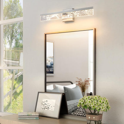 AIJIASI 39-Inch Brushed Gold Vanity Light Fixture, 28W Dimmable LED Modern Light Bar for Bathroom Mirror, Restroom, Bedroom (3000K)