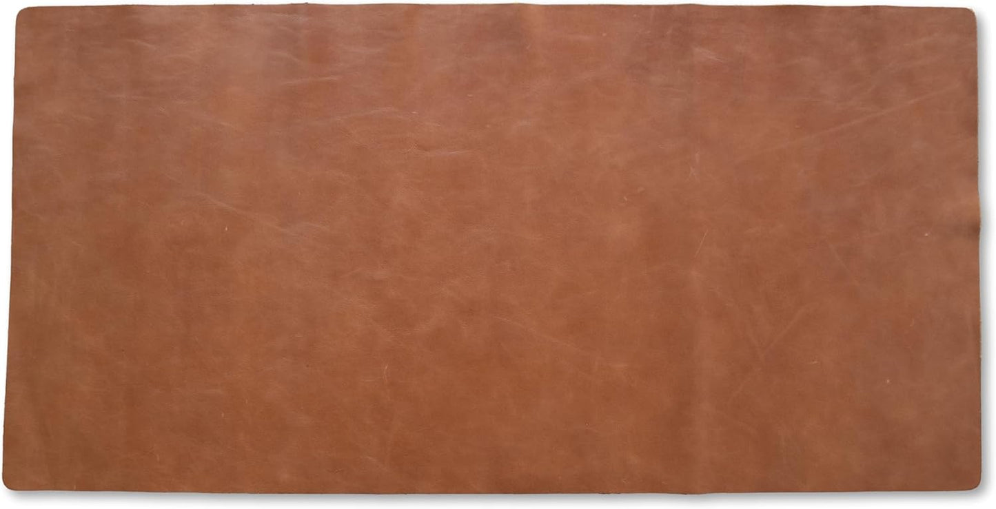 Genuine Leather Desk Pad, Office Desk Mat, Large Desk Blotter, Desk Protector, and Mouse Pad – 31.5" x 15.75" (1.8-2.0 mm) Mocha, Waterproof, Premium Quality for Desk Surface Protection and Comfort.