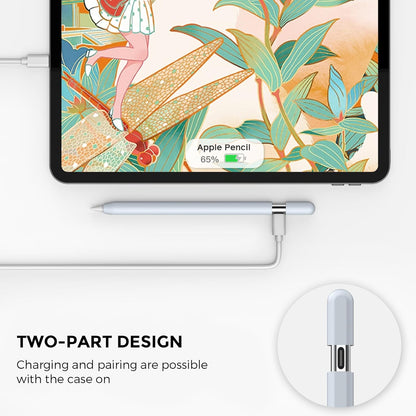 AhaStyle Silicone Case for Apple Pencil (USB-C) 2023 Ultra Thin Proteative Cover Skin Apple Pencil Sleeve Anti-Slip Grip Compatible with Apple Pencil USB C (Lavender)